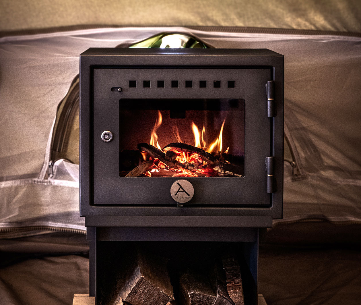 ORLAND COMPACT STOVE <br>with Flue Kit Standard <br>10-03-03 <br>€ 945,00