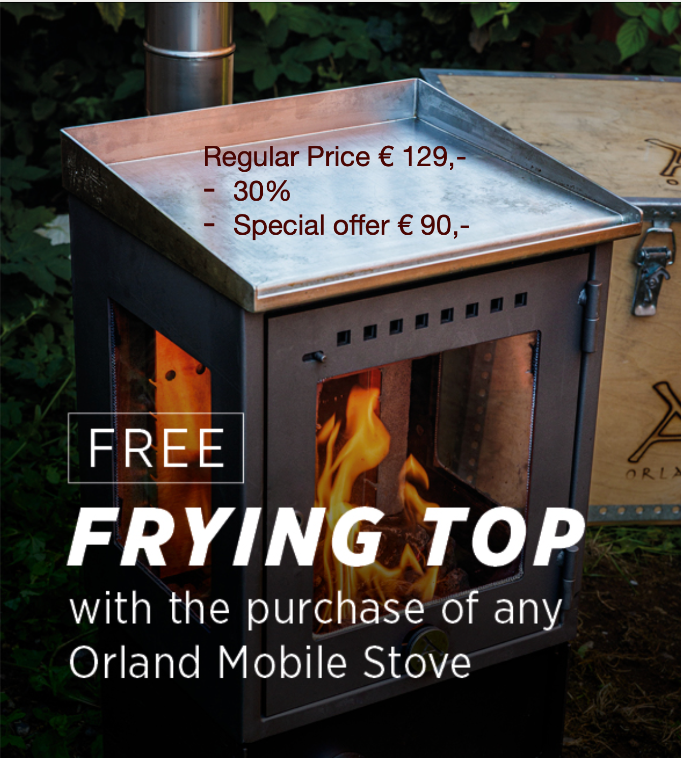 ORLAND STOVE <br>Frying Top <br>30-03-02