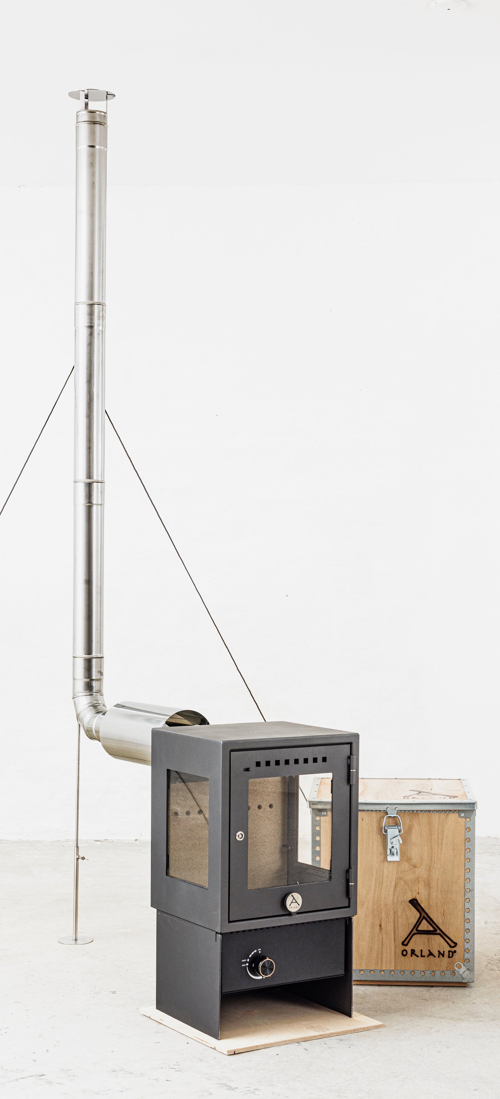 ORLAND CLASSIC STOVE GAS <br>with Flue Kit Standard