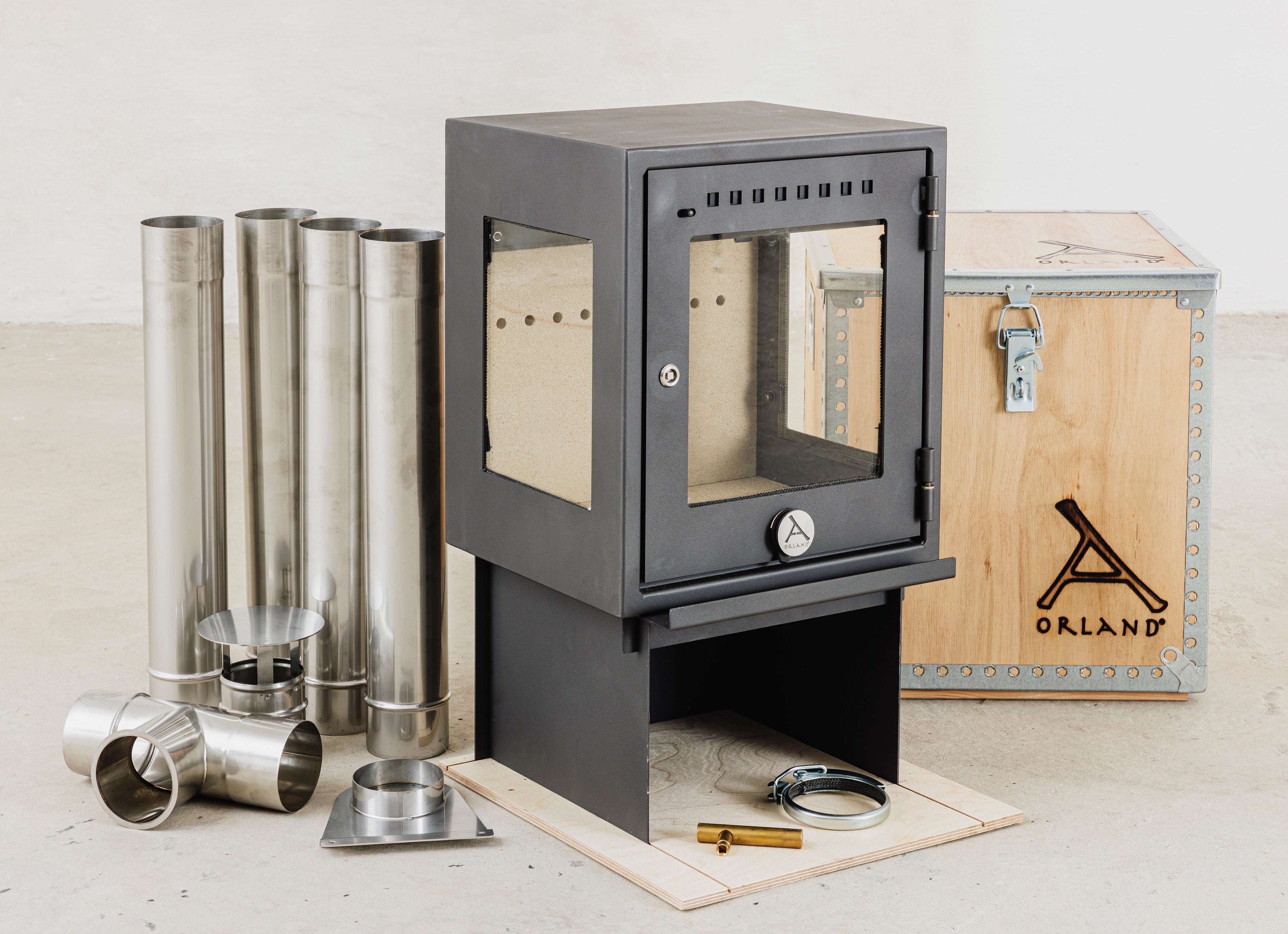 オーランドストーブ ORLAND CLASSIC STOVE with Flue Kit Special – Orland Living