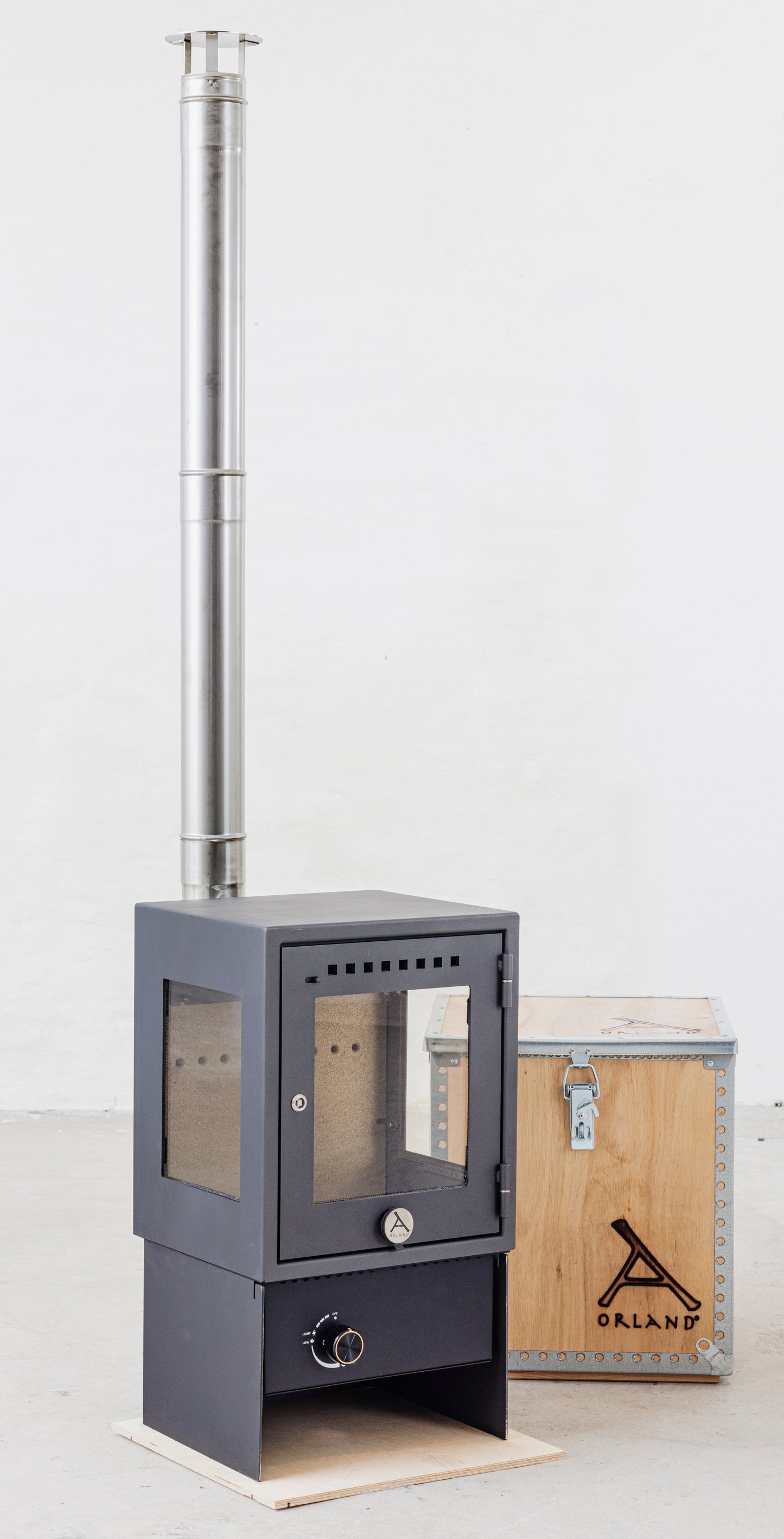 ORLAND CLASSIC STOVE GAS <br>with Flue Kit Special