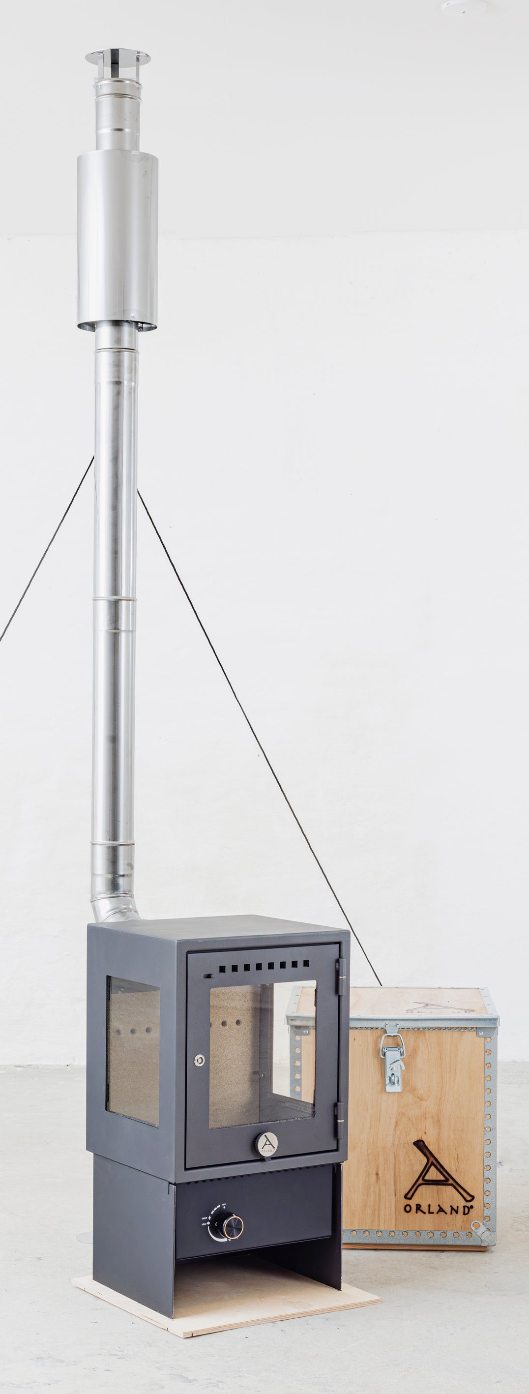 ORLAND CLASSIC STOVE GAS <br>with Flue Kit Standard