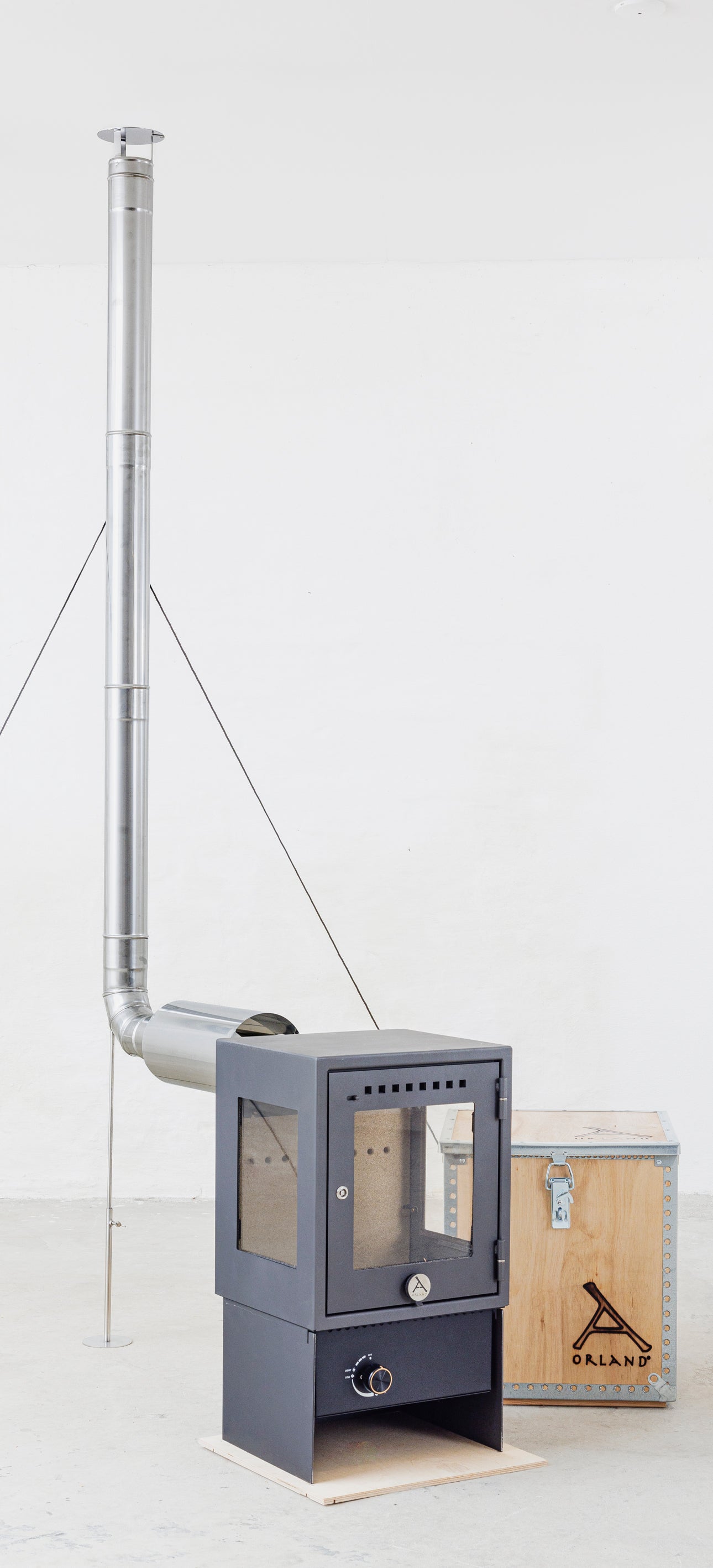 ORLAND CLASSIC STOVE GAS <br>with Flue Kit Standard