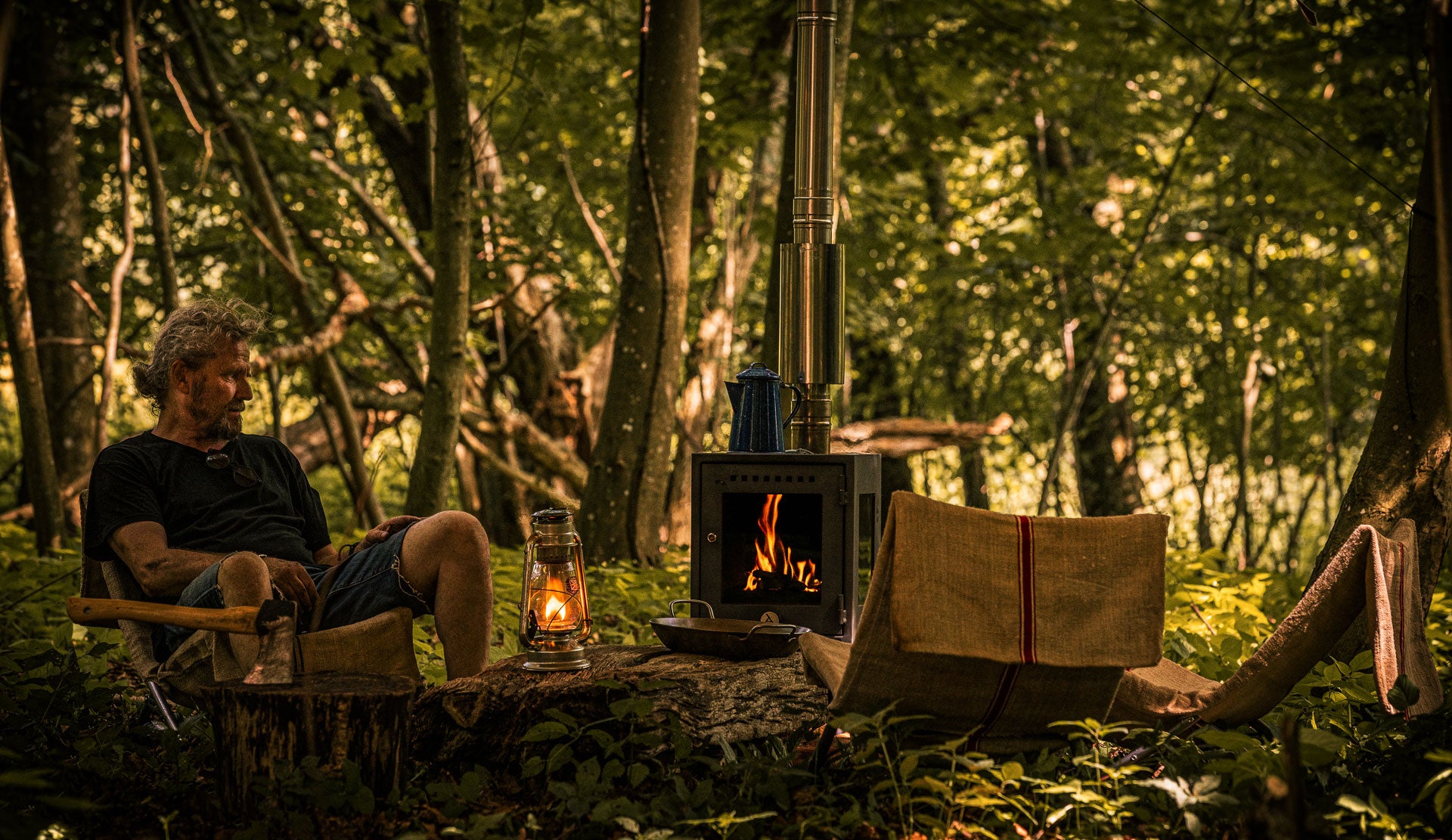 Poêle de Camping Orland XL de CanvasCamp : Chaleur et Confort en
